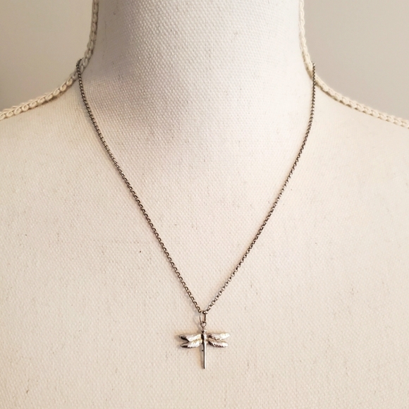 NIB Dragonfly Necklace Silver 925 by MURU Jewellery London - Picture 10 of 10
